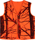 Orange Lightweight Hunting Vest with Zipper Closure (M) C75514