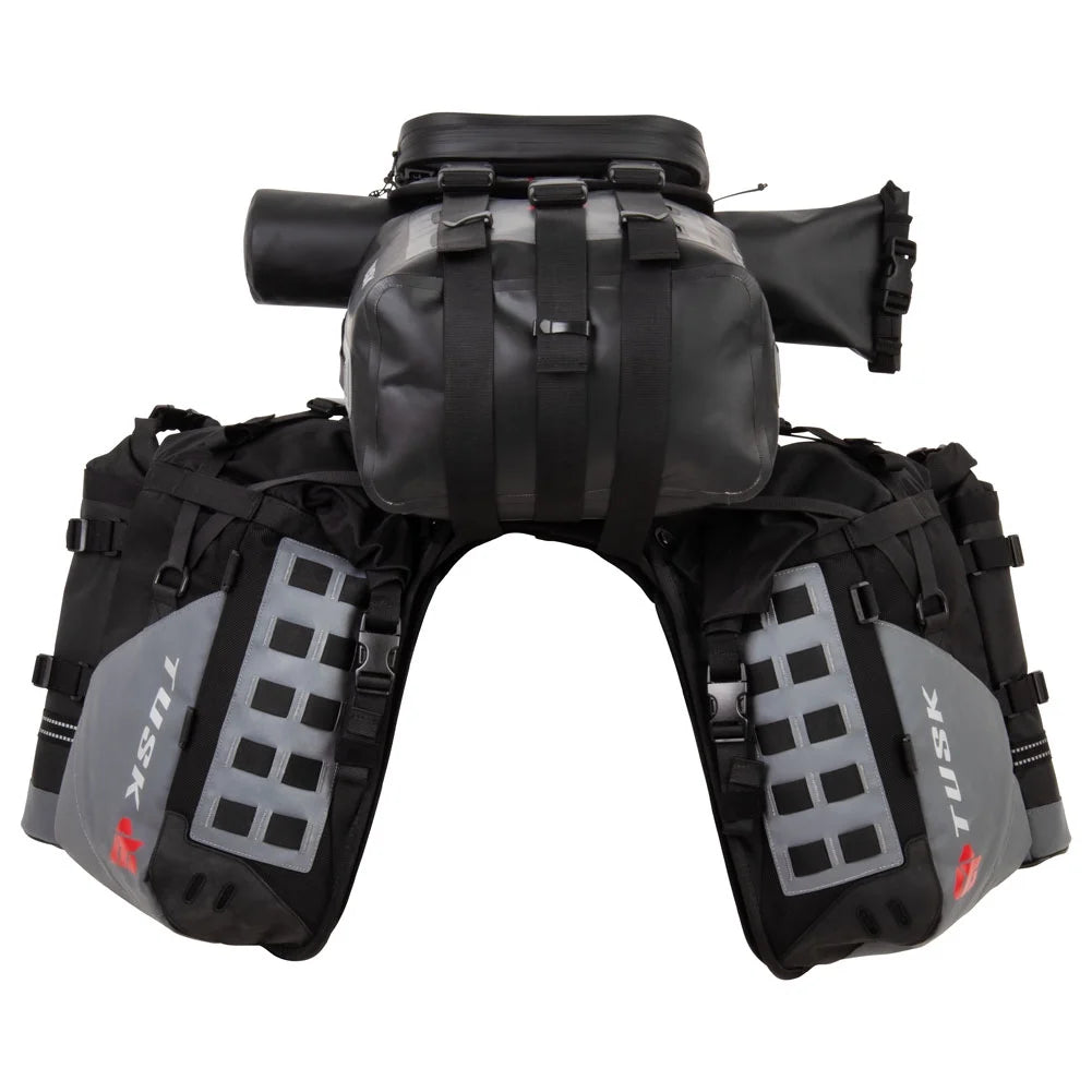 Rackless Luggage System with Small Dry Duffel and Large Bottle Holders For Suzuki V-Strom 1000 P662055