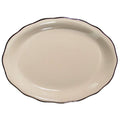 American White 11 5/8x22 Ceramic Oval Platter Q760450