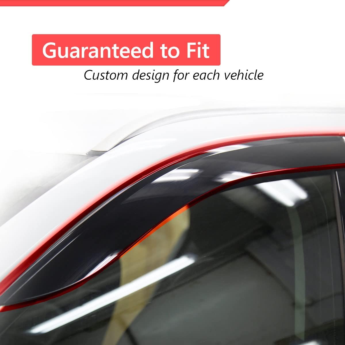 Set of 4 Acrylic Side Window Rain Guards C5563