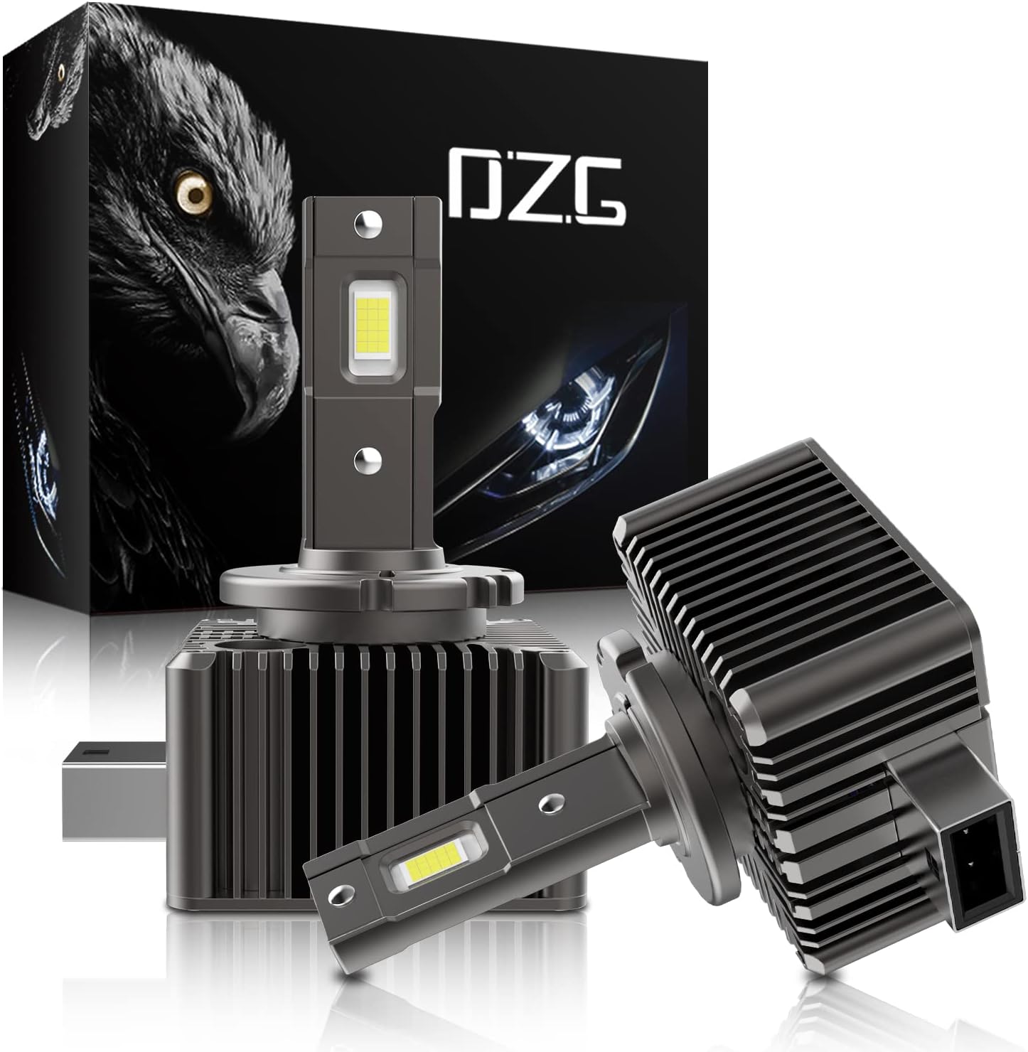 D3S D3R LED Headlights 70W 10000LM 6000K Conversion Kit, 1 Pair Pack of 2 B257701