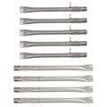 4 BBQ Gas Grill Tube Burner & 5 Heat Shield Plate Replacement Parts L851835