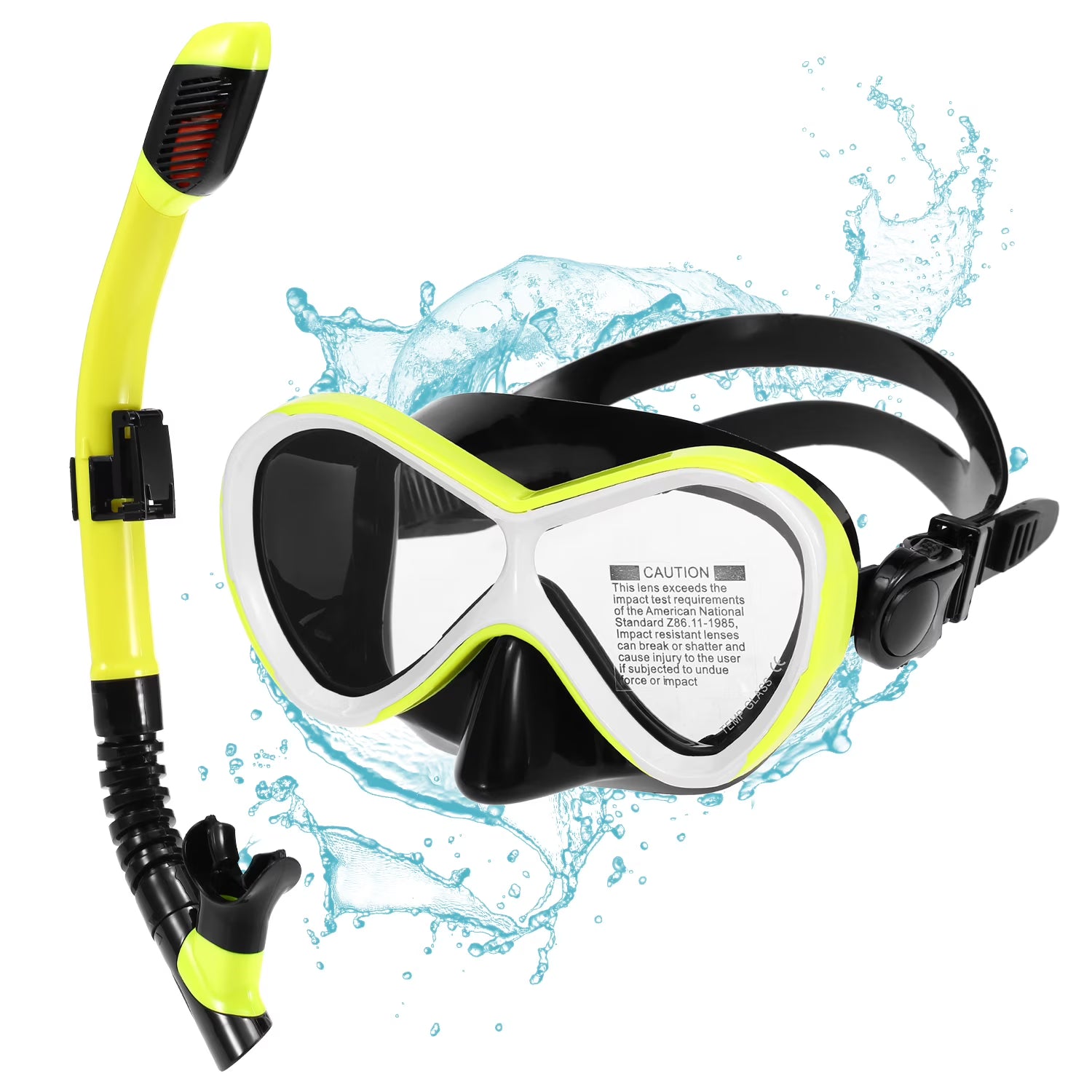 Kids Swimming Goggles with Dry Snorkel Tube Set L855
