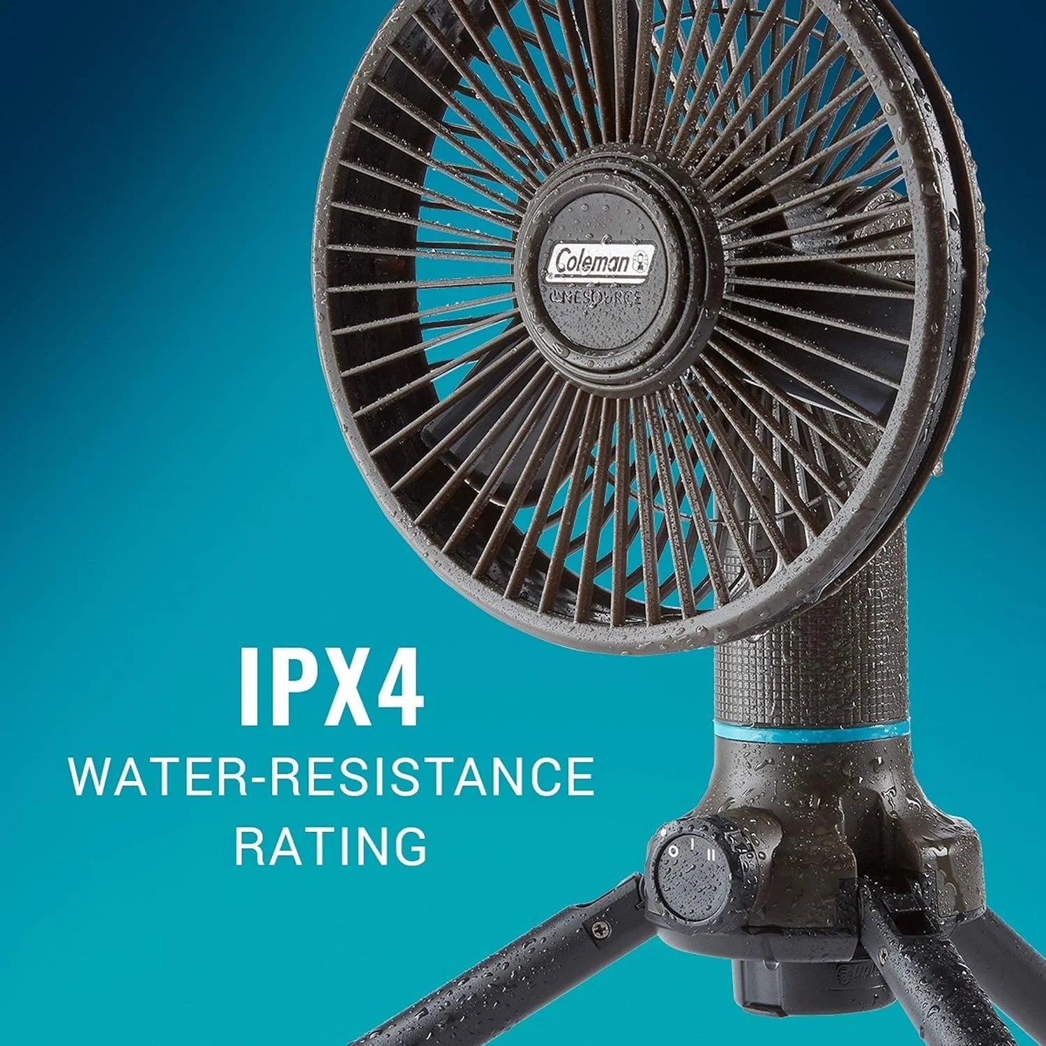 Black Multi-Speed Fan and Battery O870