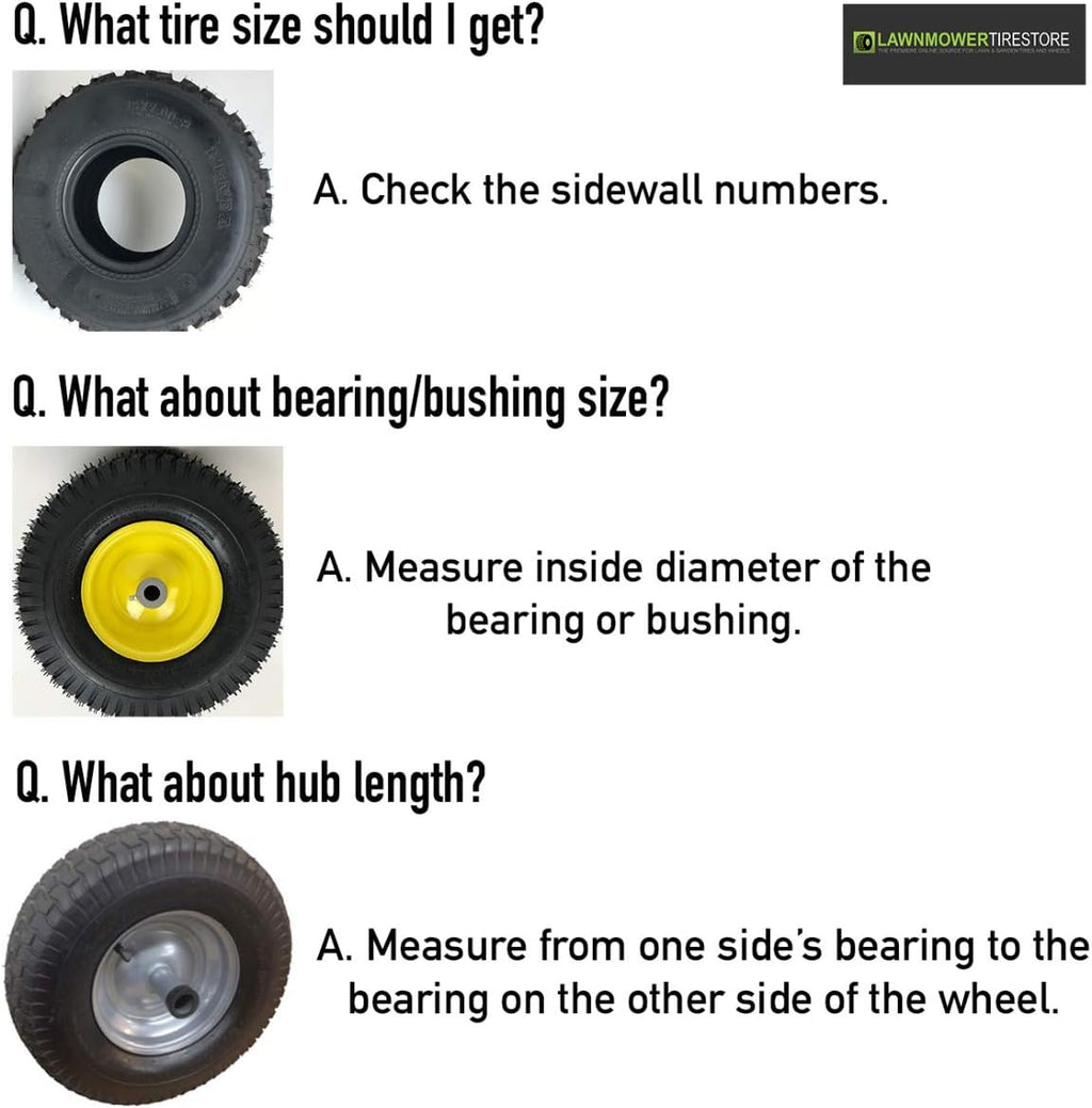 15x6.00-6 Dump Cart Tire and Rim L31039