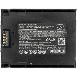 Battery for Zebra TC51 TC510 TC56 TC57 F383