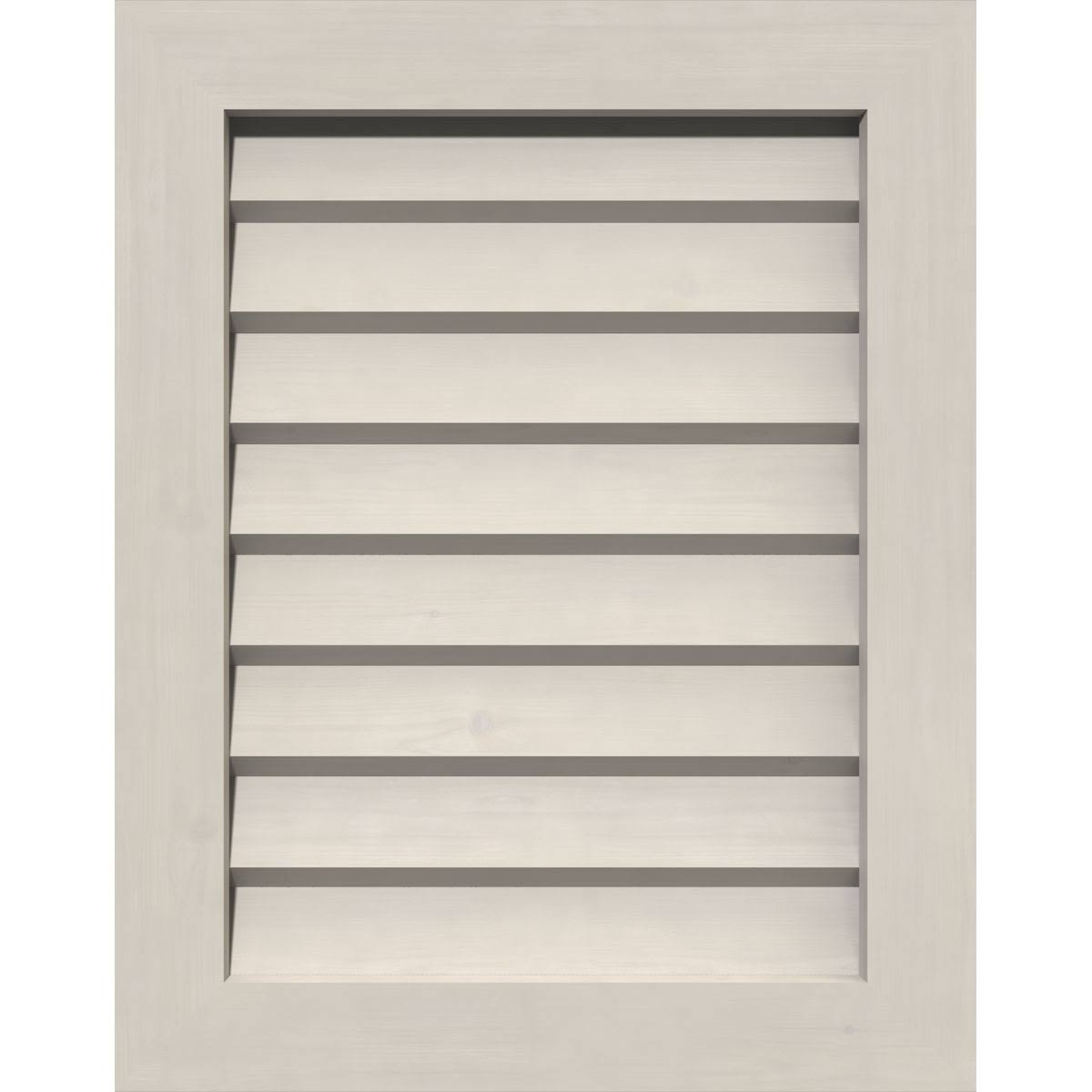 Primed Non-Functional Vertical Gable Vent T636