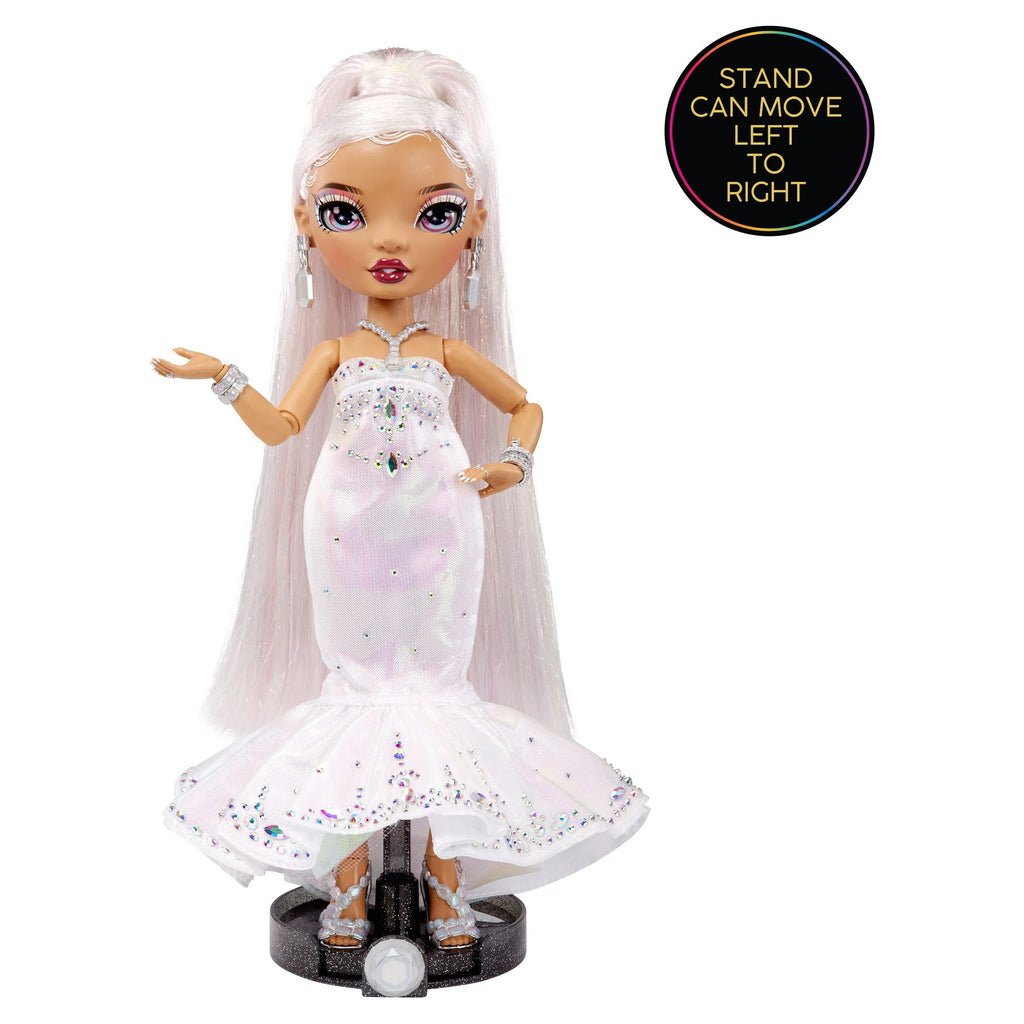 Rainbow High Collector Doll with Multicolor Hair in Iridescent Gown V53608