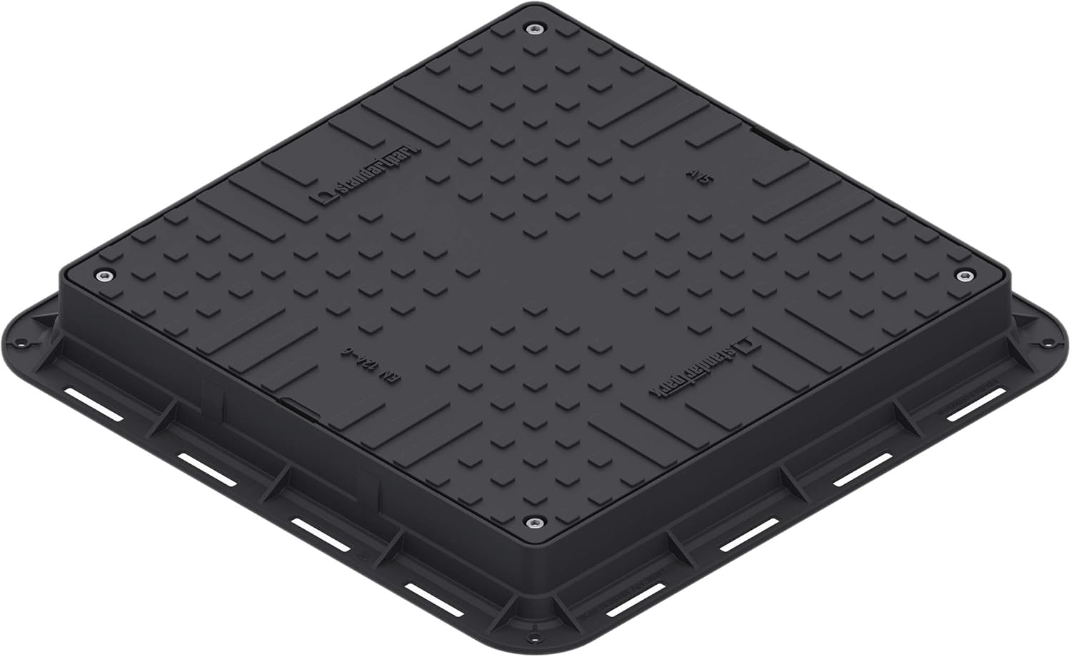 Square 24x24 Locking Plastic Manhole Cover with Locking Tool J698