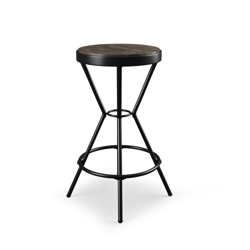 Black Industrial Barstool I3660