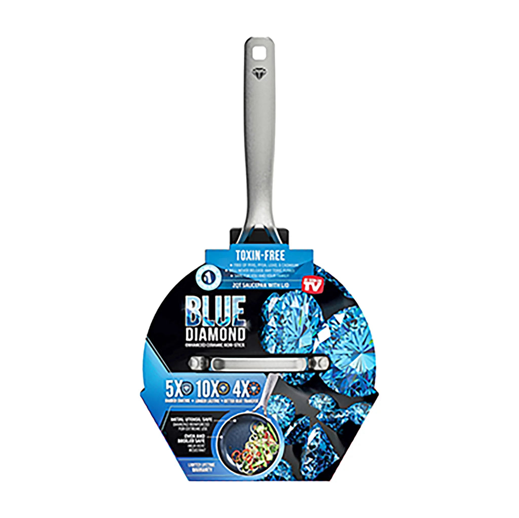 2 Quart Ceramic Nonstick Saucepan with Lid U329