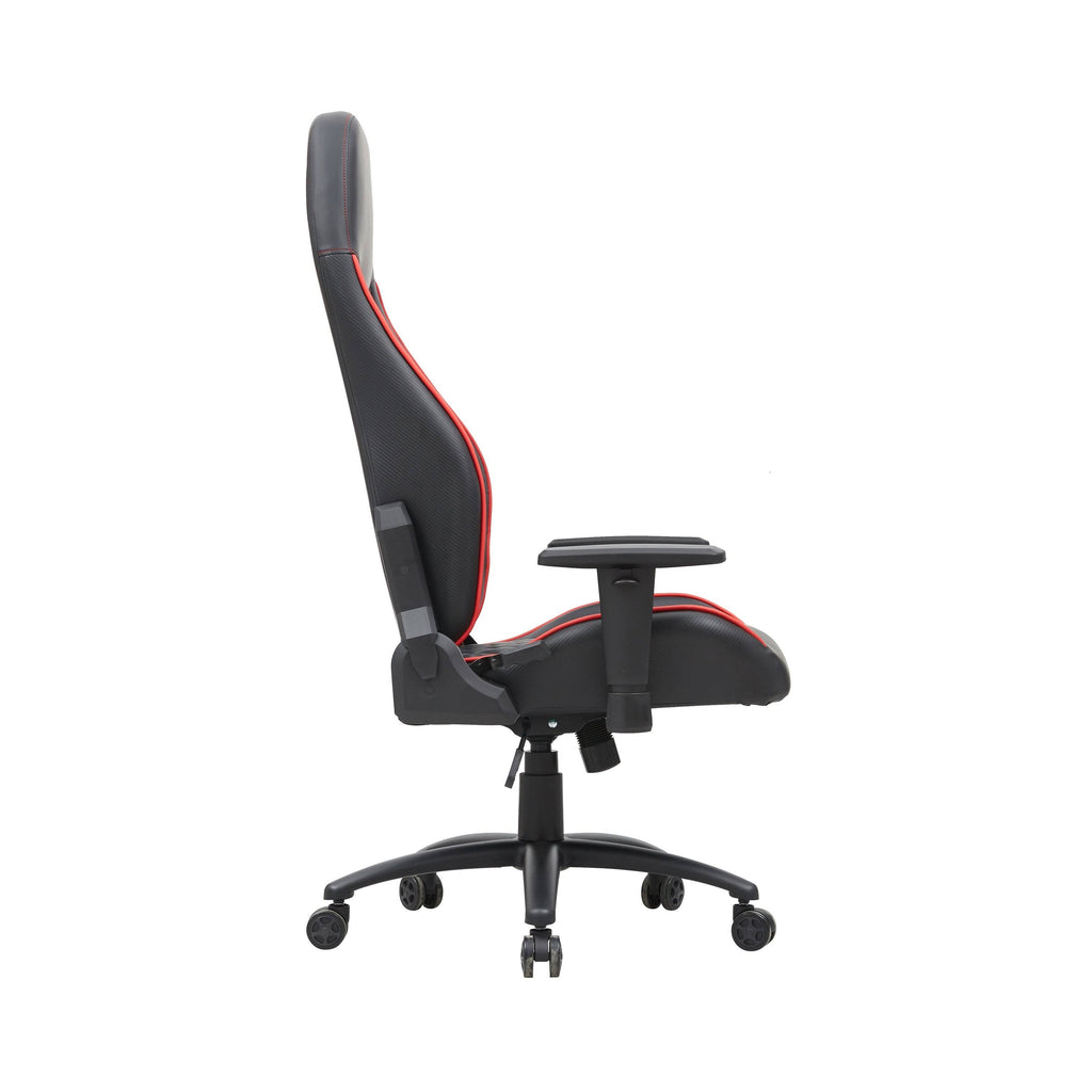 Black Vegan Leather Reclining Gaming Chair U4927
