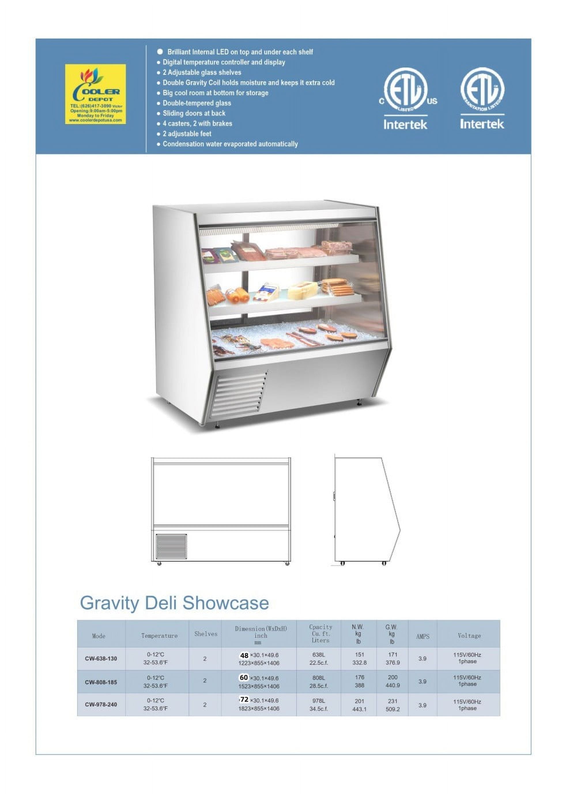 60 inches Butcher Refrigerated Case K896