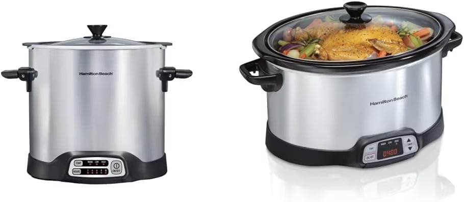 10 Quart Programmable Slow Cooker with Stovetop Safe Crock J760