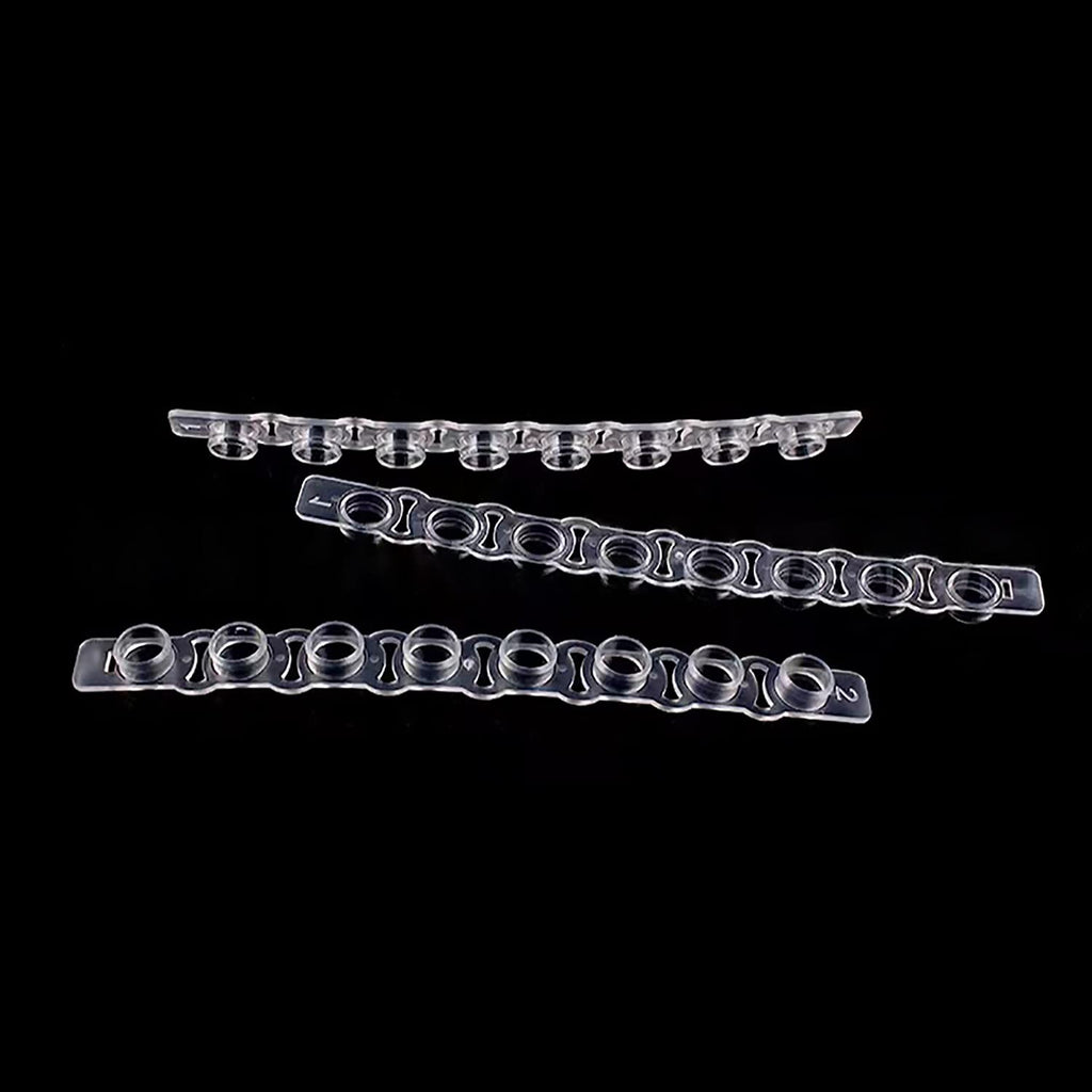 PCR 0.2ml Thin Wall Flat Cap Strip of 8 Tubes, Pack of 125 T82300