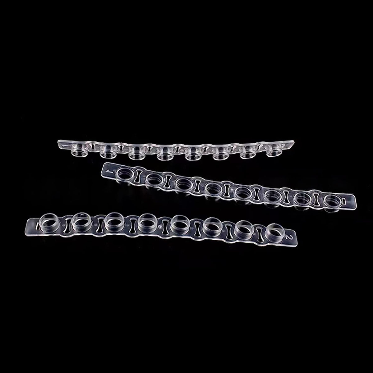 PCR 0.2ml Thin Wall Flat Cap Strip of 8 Tubes, Pack of 125 T82300