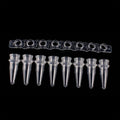 PCR 0.2ml Thin Wall Flat Cap Strip of 8 Tubes, Pack of 125 T82300