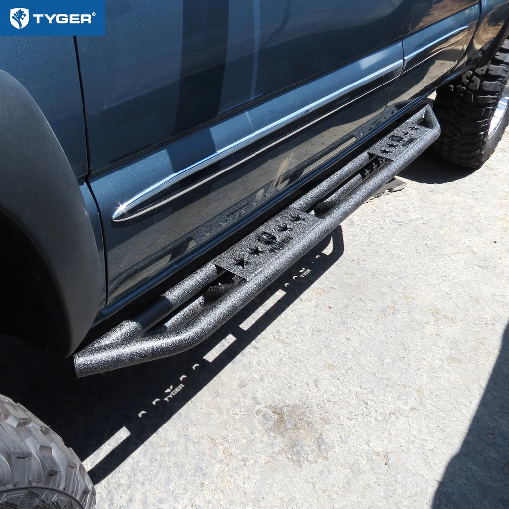 Side Step Rails Running Boards for Chevy Silverado GMC Sierra Double Cab E29552