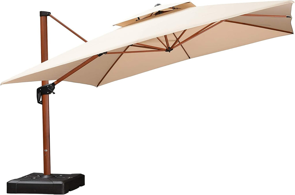 Beige Cantilever Patio Umbrella M789508