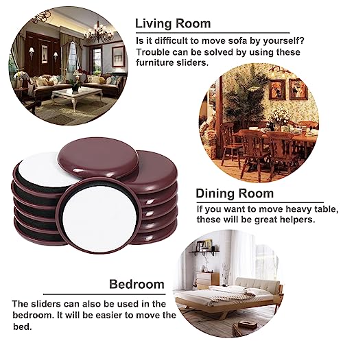 12pcs Beige Furniture Sliders S58710
