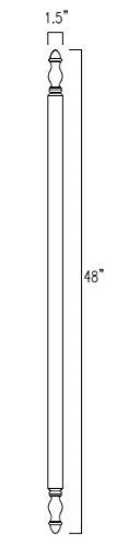 Unfinished Oak Wood Corner Protectors Z50617