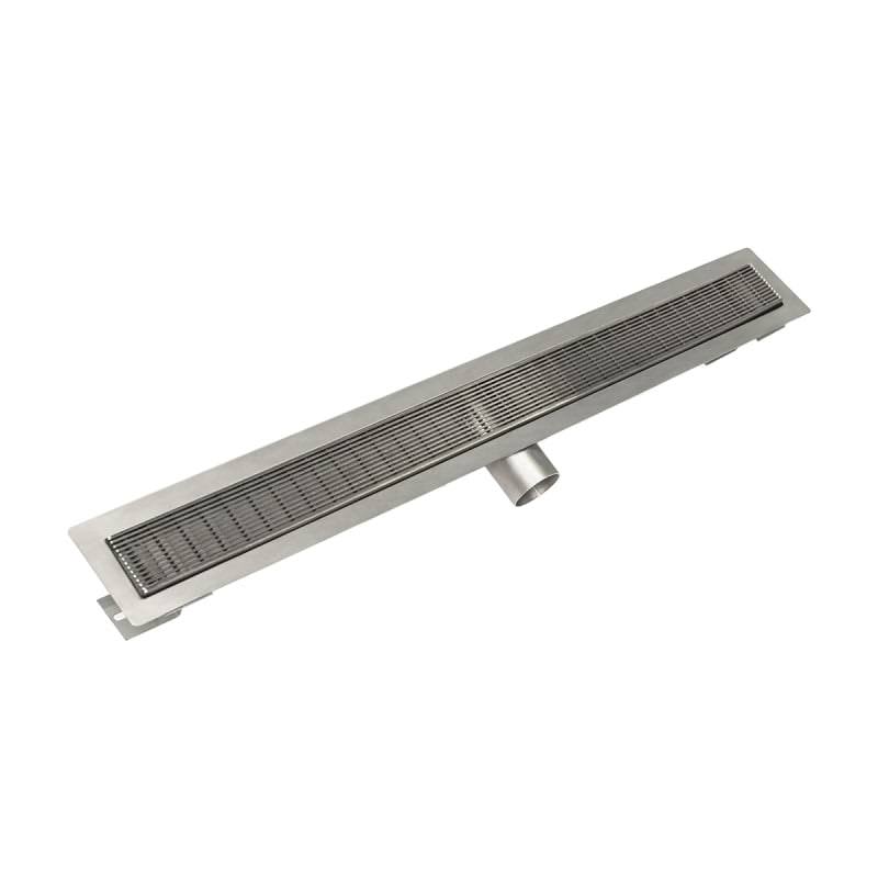 Satin Stainless 24 inch Linear Shower Drain Kit B92530