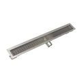 Satin Stainless 24 inch Linear Shower Drain Kit B92530