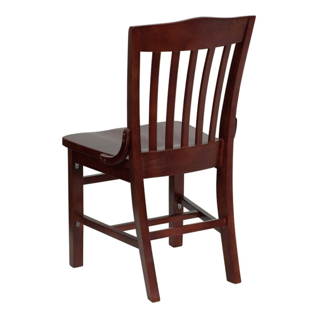 Mahogany Finished Wooden Restaurant Chair D83800