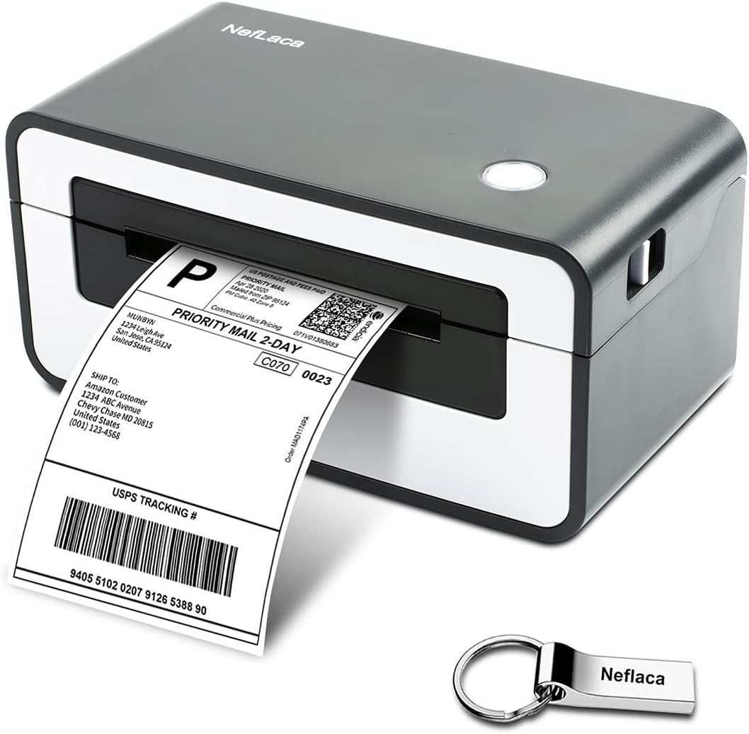 Thermal Label Printer 4x6 USB Direct Thermal Label Maker Y319