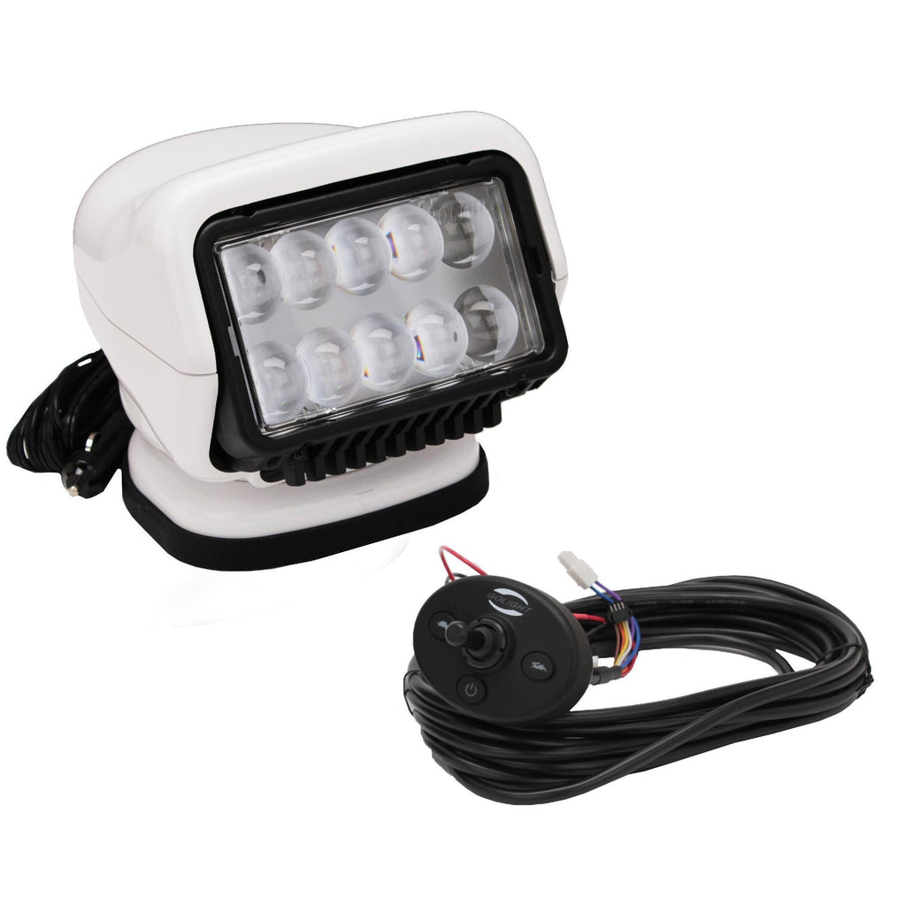 White LED Stryker Searchlight with Wired Dash Remote H280