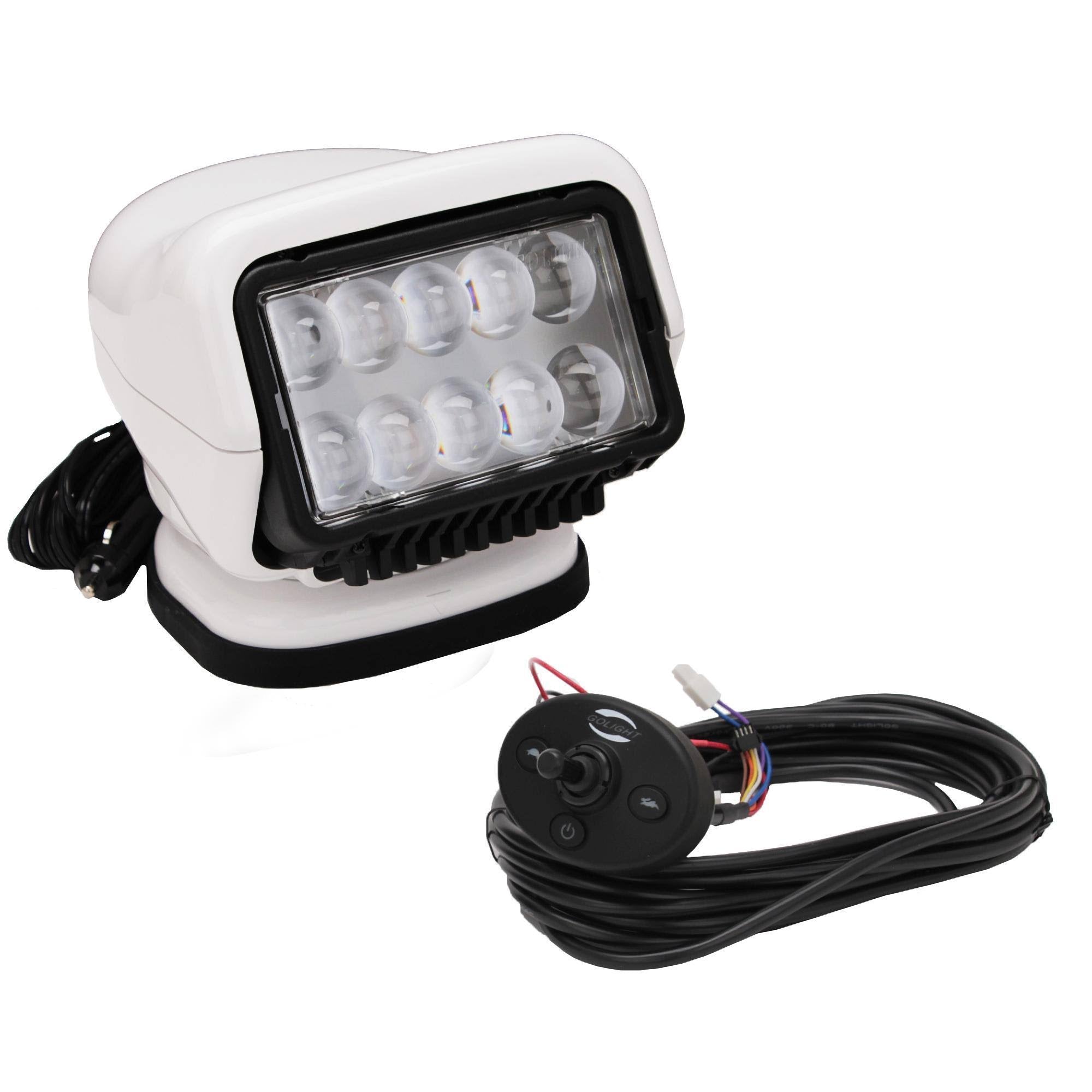 White LED Stryker Searchlight with Wired Dash Remote H280