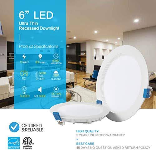 13W 6 inch LED Recessed Ceiling Downlight J247230