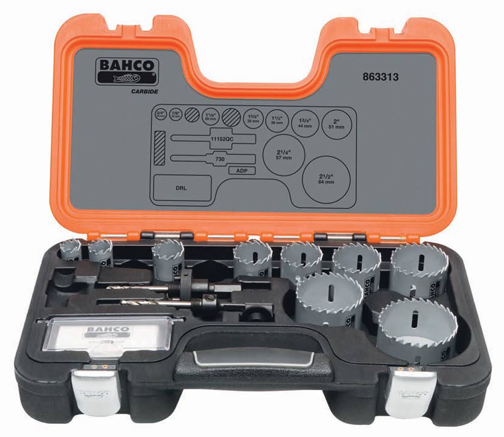13 Piece Carbide Tip Holesaw Set V655238