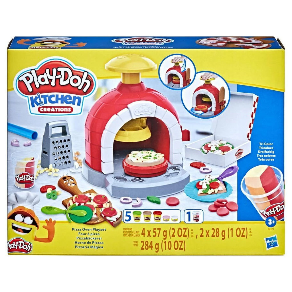 Play Doh Pizza Oven Playset with 8 Pack Rainbow Compound N87057