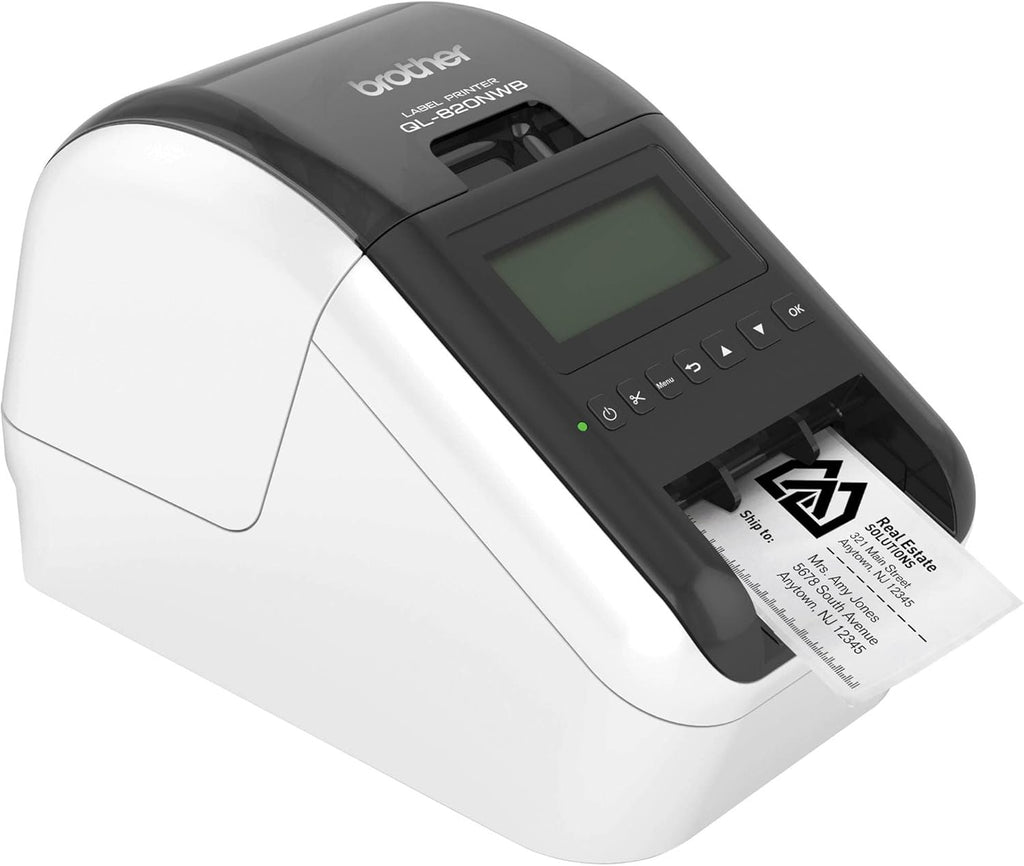 QL-820NWBC Label Printer with Wired, Wireless and Bluetooth Connectivity Q247