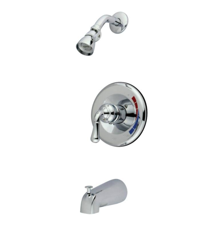 Tub and Shower Faucet with Showerhead, Satin Nickel Q71749