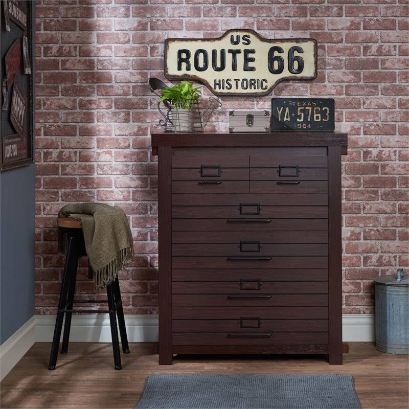 6-Drawer Chest in Espresso Q963111