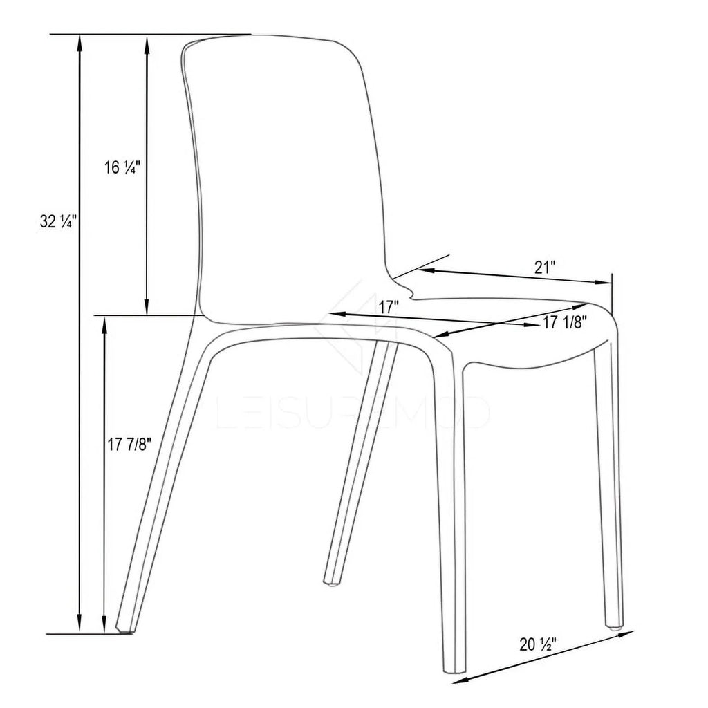 Black Dining Side Chair V15902