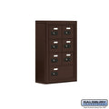 Bronze 4 Door Cell Phone Storage Locker N242