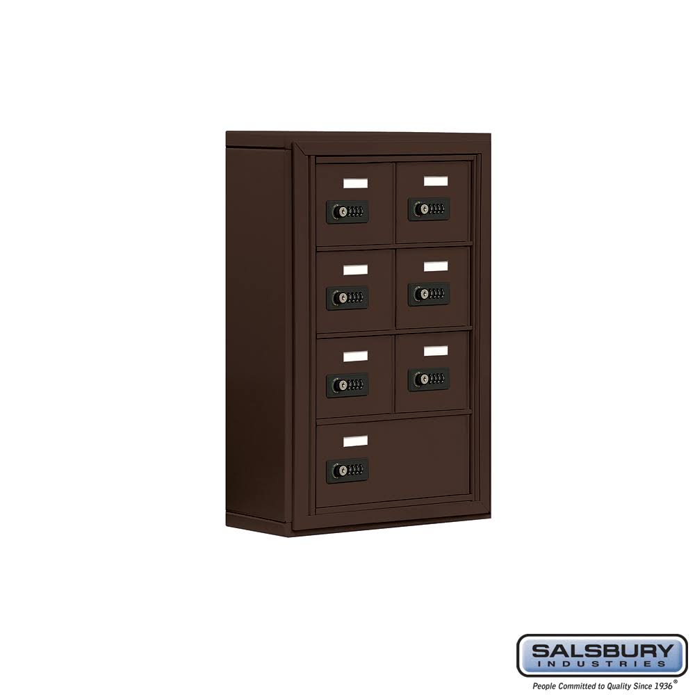Bronze 4 Door Cell Phone Storage Locker N242