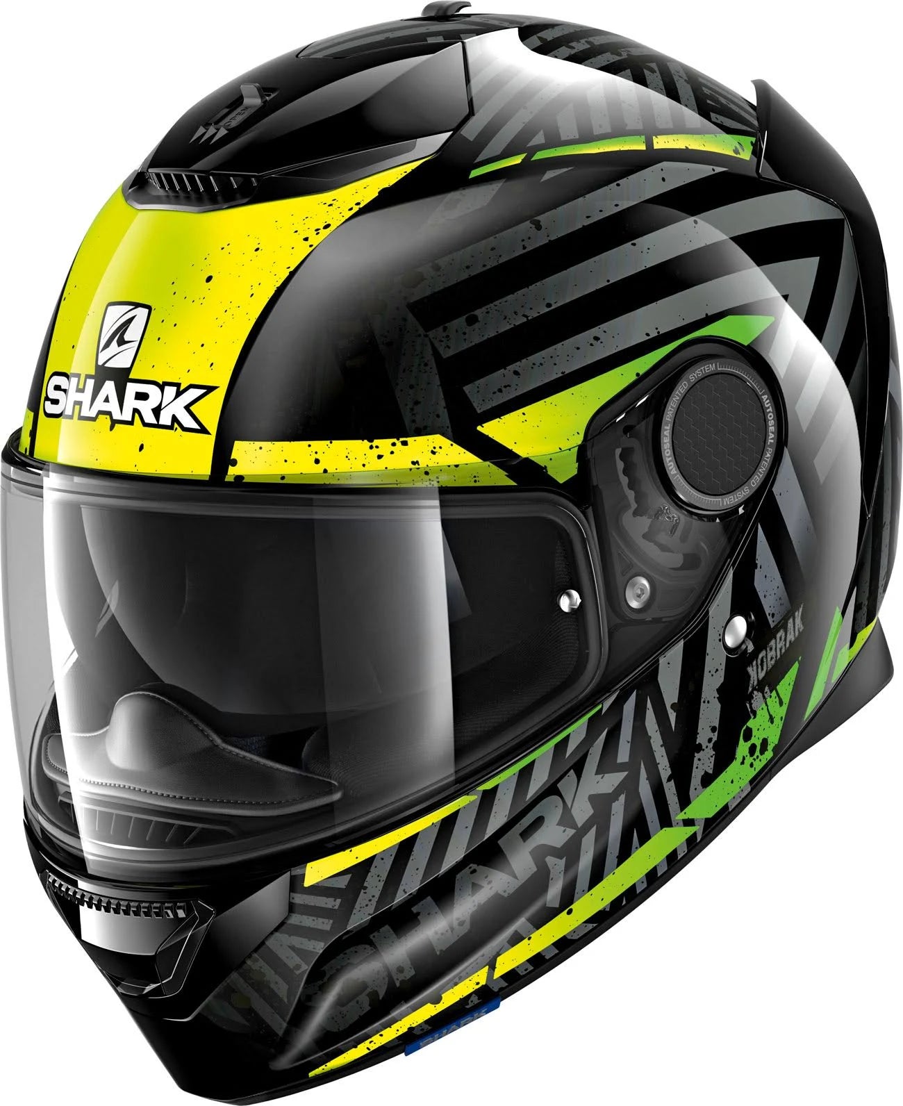 Black Yellow Green Helmet G536048