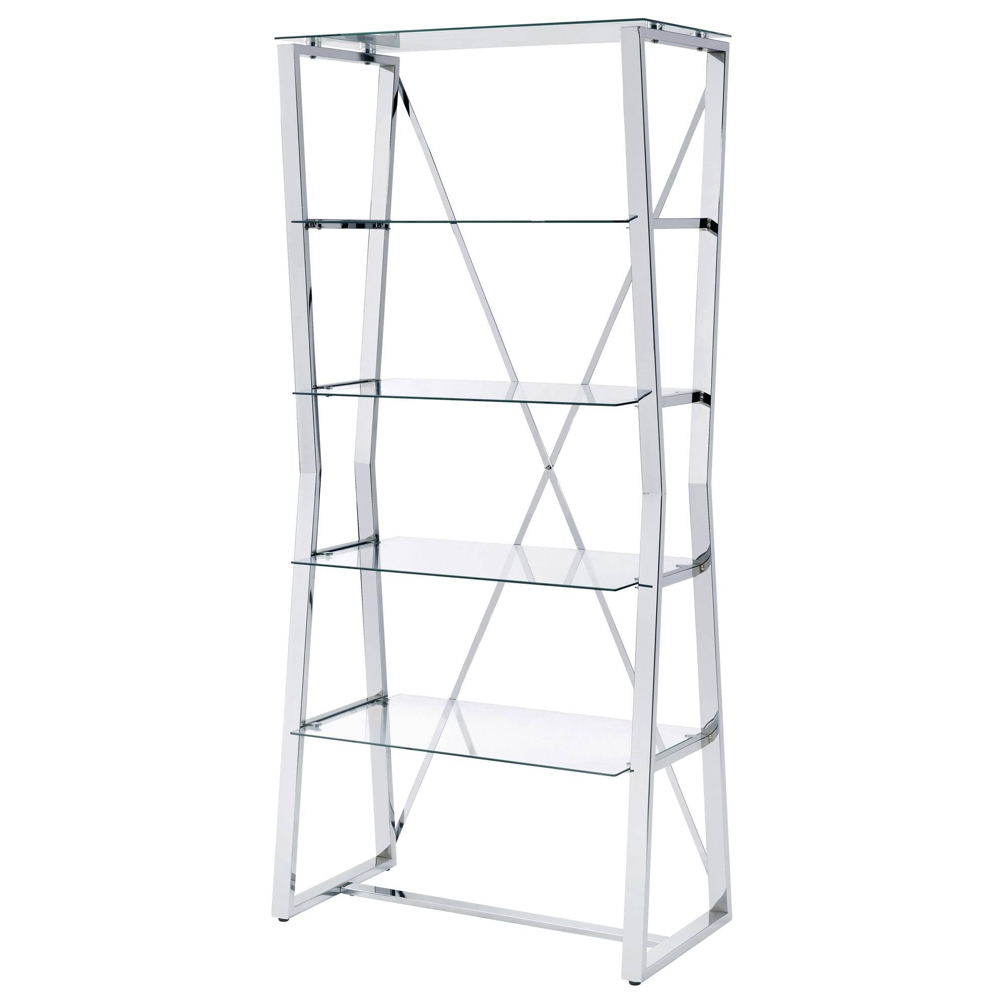 Chrome Bookcase Q424