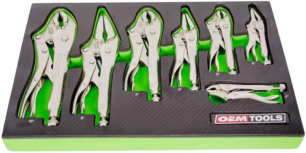 7 Piece Locking Pliers Set with EVA Tray Q71779