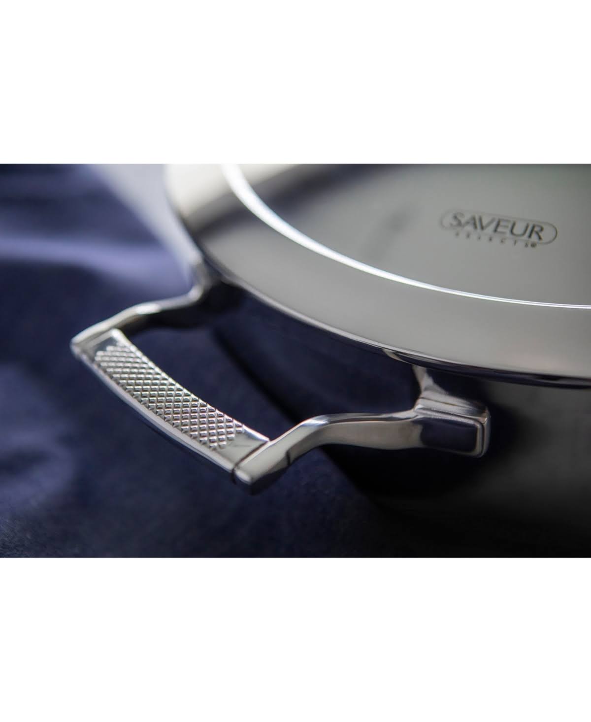 4 qt. Tri-Ply Stainless Steel Chef's Pan with Lid O74854
