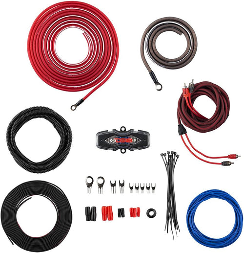 0 Gauge 3000 W Amp Kit Wiring Cables R39827