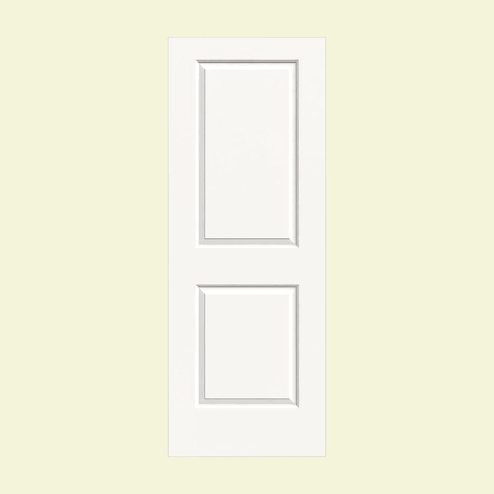 36 in. x 80 in. White Molded Composite MDF Interior Door Slab F98089