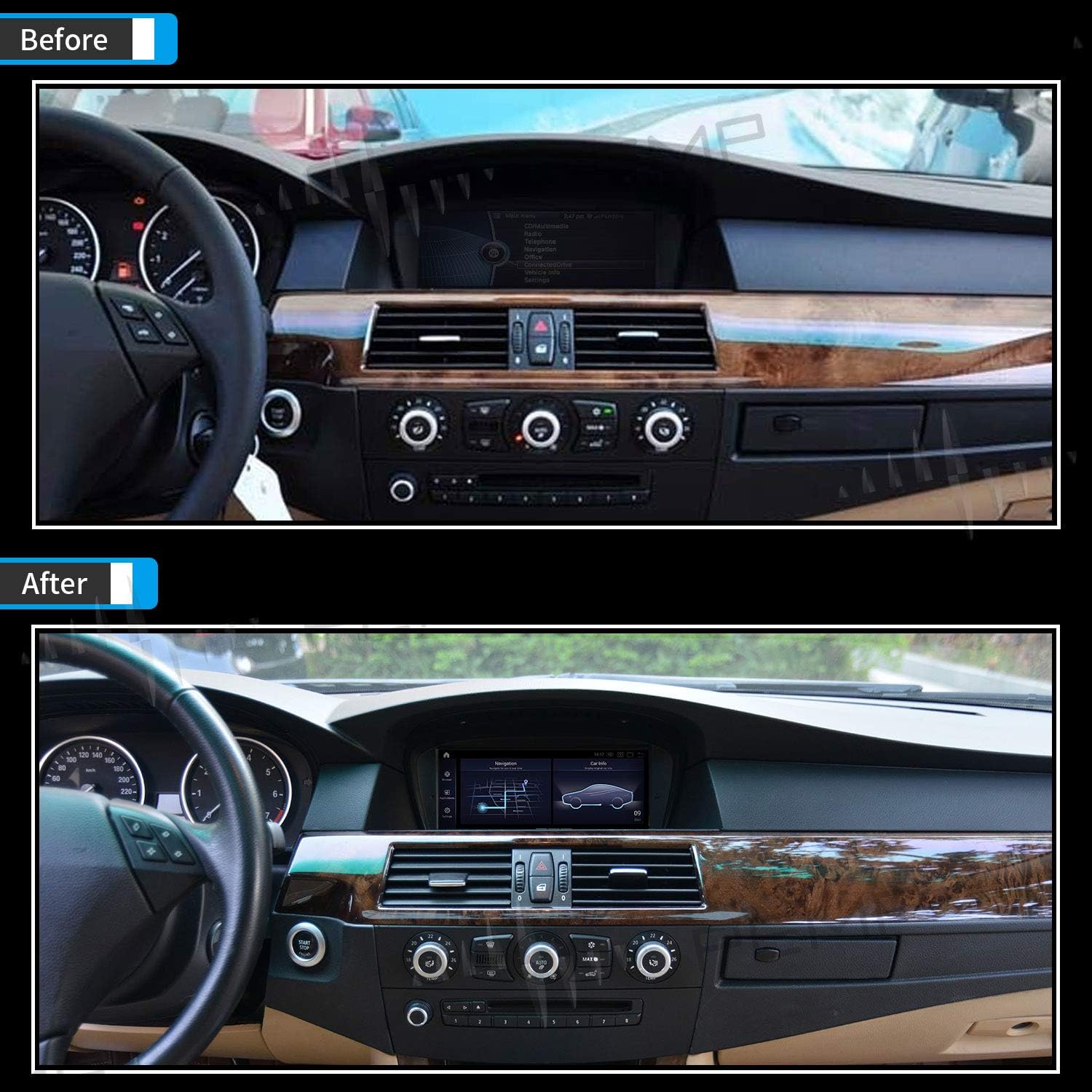 8.8 inch IPS Screen Android 10 Qualcomm 8-core 4+64G Carplay Head Unit G46703