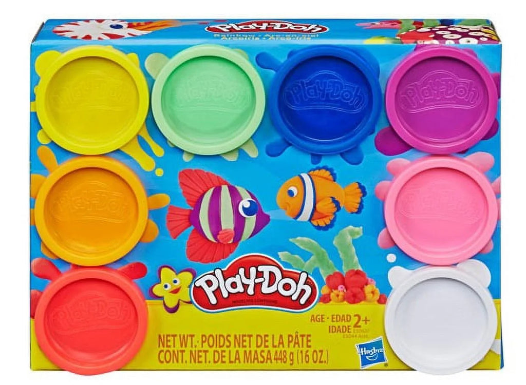 Play Doh Pizza Oven Playset with 8 Pack Rainbow Compound N87057