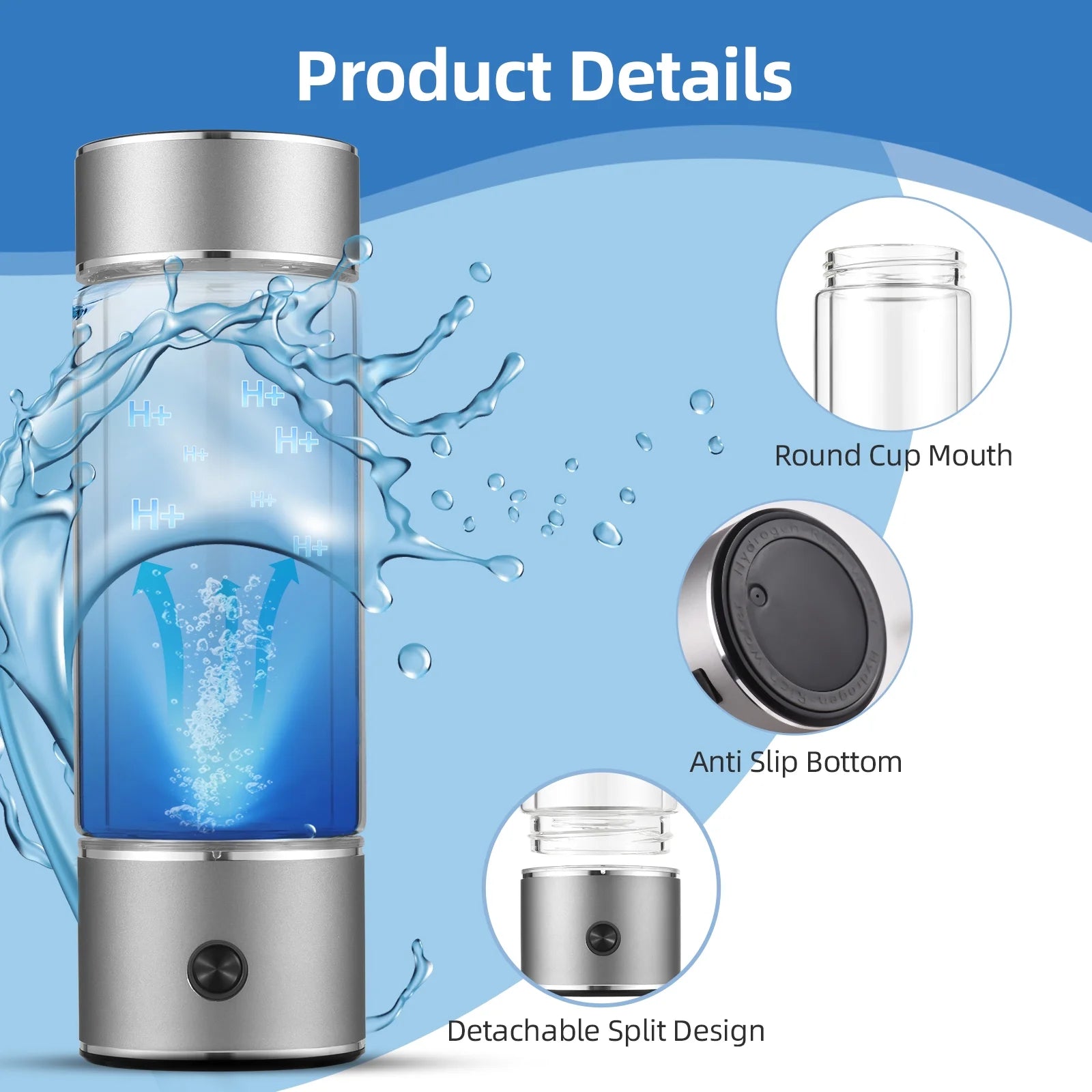 330ml Portable Water Ionizer Bottle F372