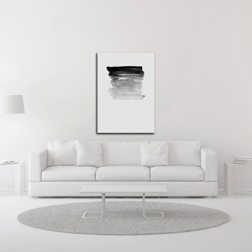 Grey Print on Canvas F19181